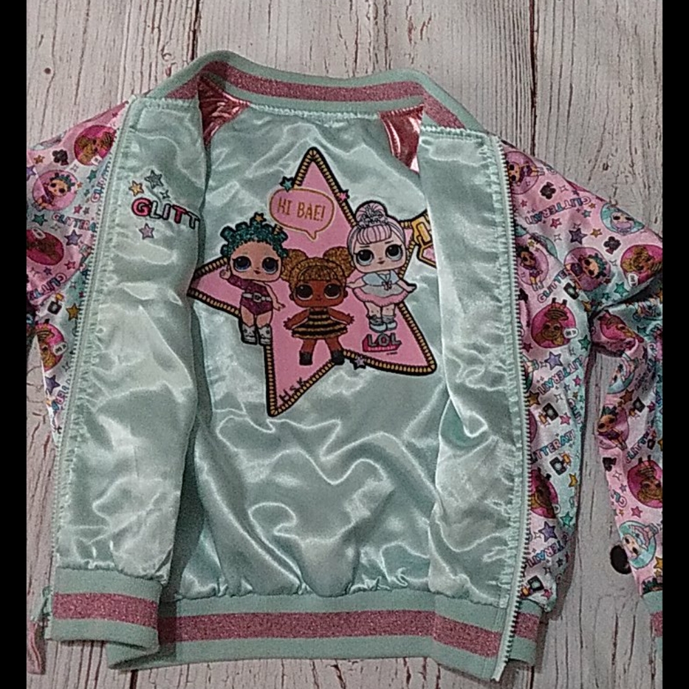 L.O.L Lovers Reversible Satin Jacket